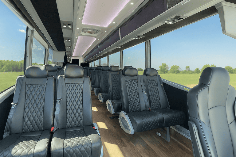 coach bus in Stamford