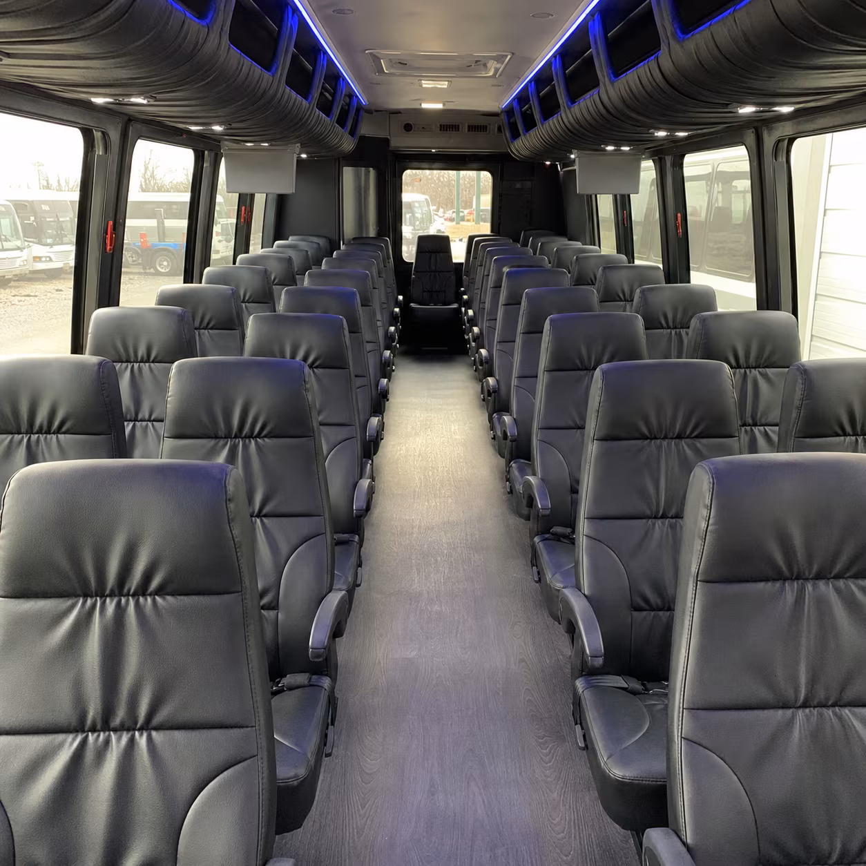stamford 30 passenger minibus interior
