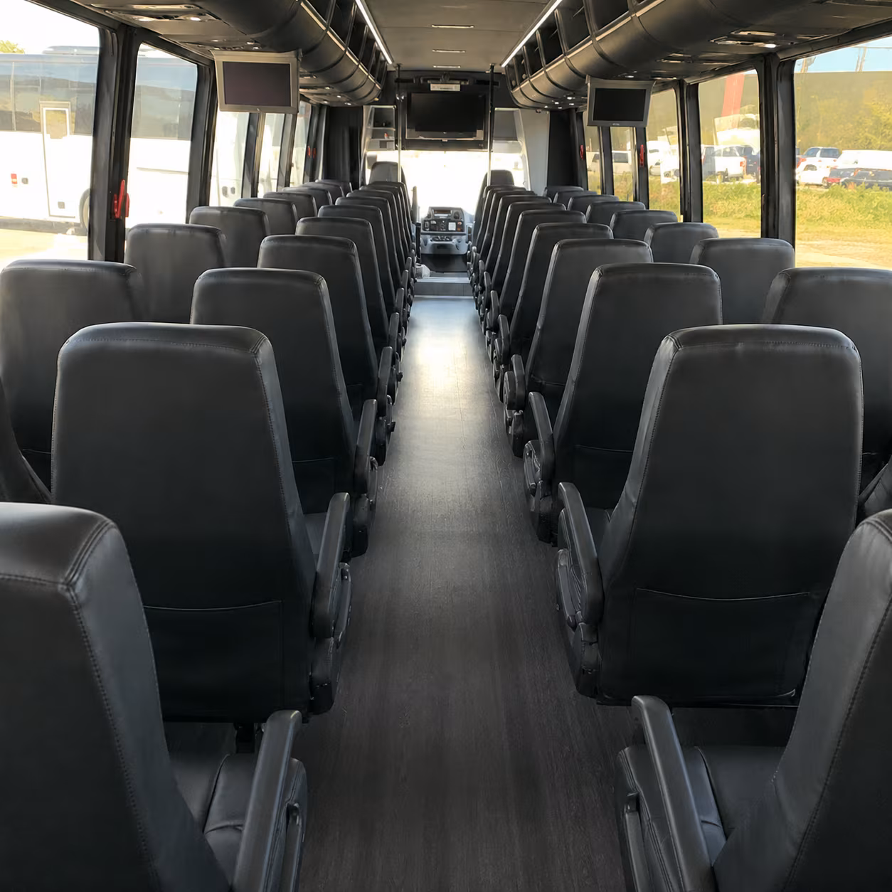 stamford 35 passenger minibus interior