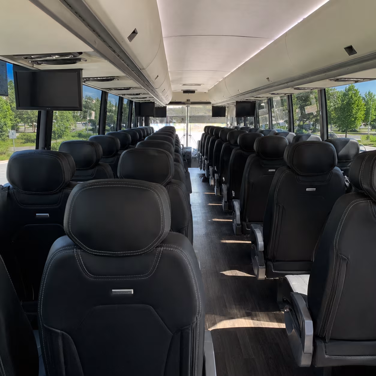 stamford charter bus inside