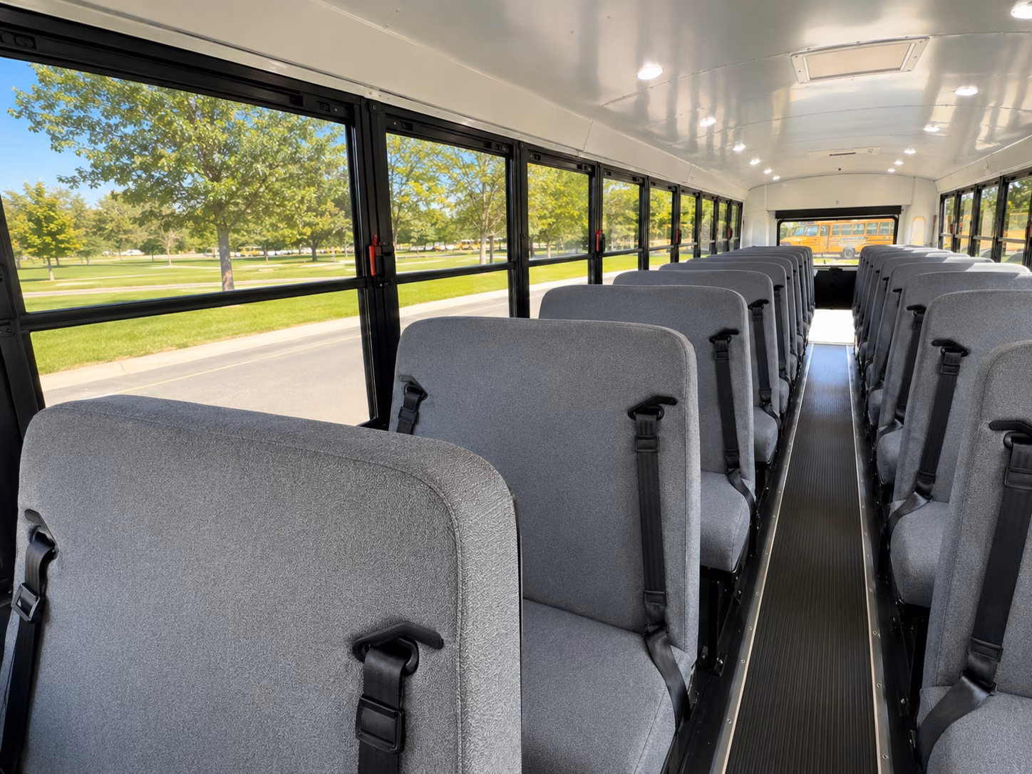 stamford school bus interior